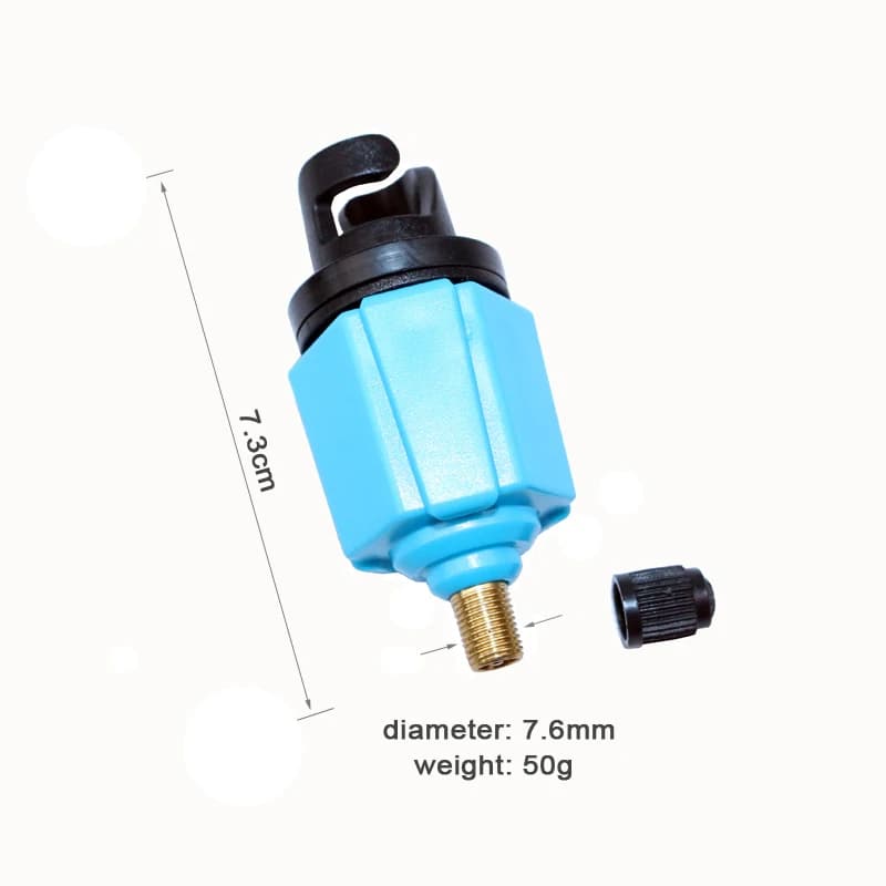 Nuovo adattatore per valvola pneumatica per gommone sup board stand up paddle board accessori per kayak gonfiaggio rapido con pompa di gonfiaggio per pneumatici per auto