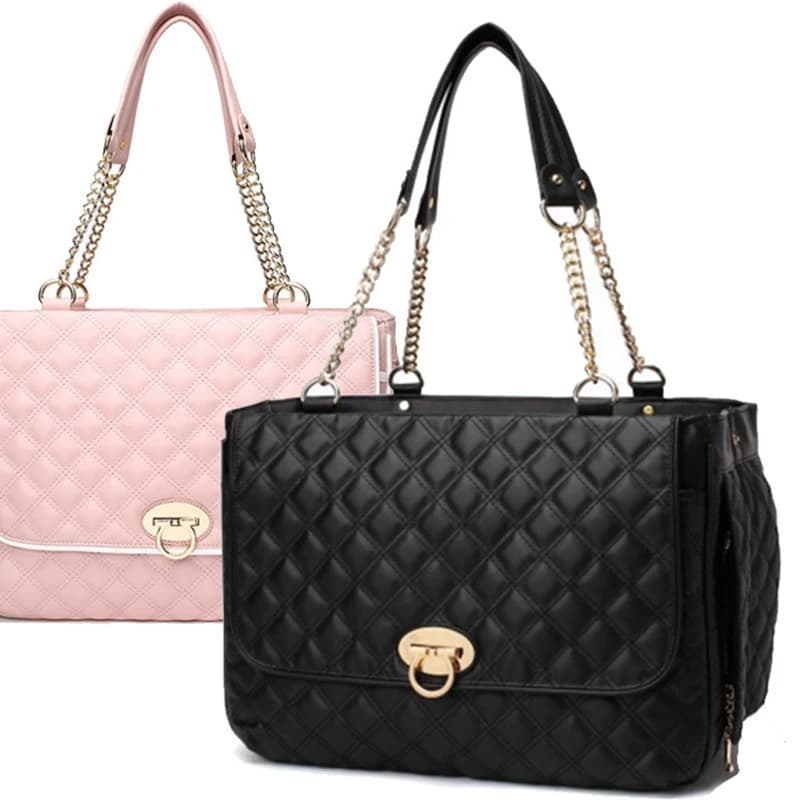Borse da trasporto da donna eleganti per cani da viaggio all'aperto Piccole razze di cuccioli di gatto Borsa da trasporto per animali domestici Borsa tote per Yorkshire