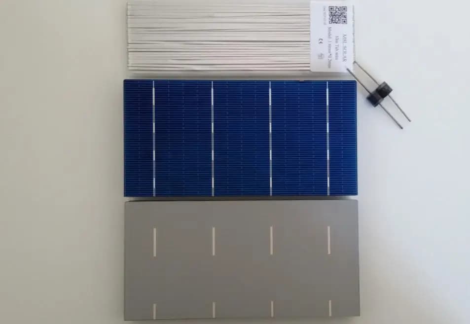 Kit 36 pz 3 "x 6" un Grado di celle solari Pannello + Tabulazione FILO Diodes.2.1W/piece 0.5 V celle Solari per pannelli solari fai da te. spedizione gratuita