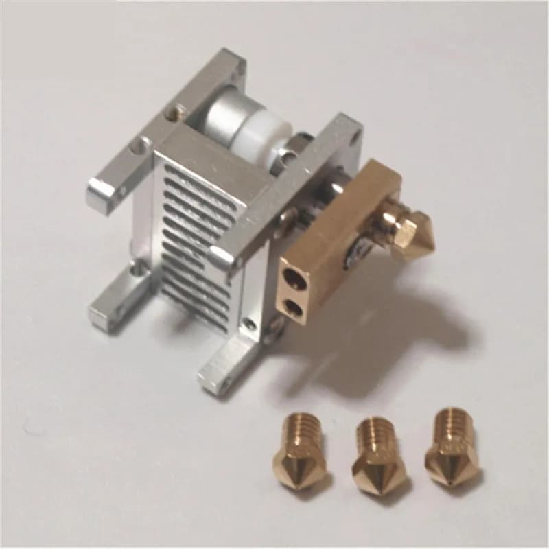 Stampante 3D ultibake 2 + Kit di estrusione esteso con ugello a blocco Olsson testa di intestazione Hotend per filamento UM2 1.75/3.0mm