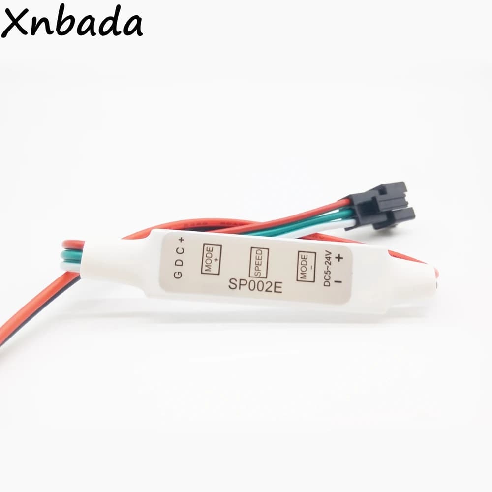 SP002E Mini 3 Keys RGB Led Controller For DC5-24V Pixels Dream Color WS2811 WS2812B UCS1903 16703 Led Strip Light