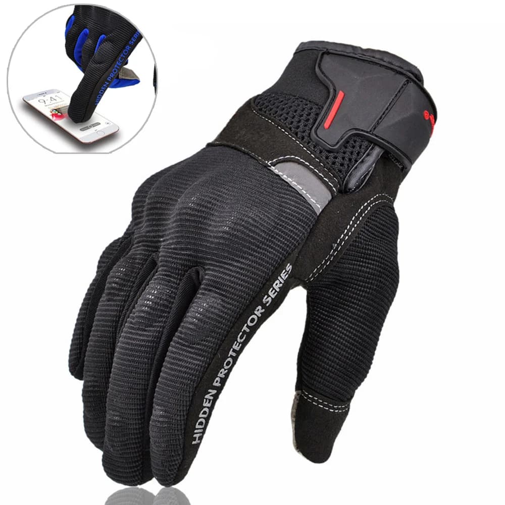 Guanti da moto professionali Guanti da corsa fuoristrada da motocross Guanti da moto Luvas Guanti touch screen resistenti alle cadute