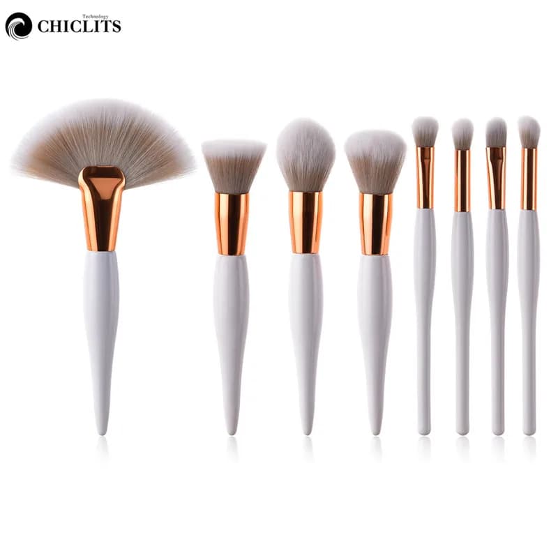 8 pcs Makeup Brush Set Powder foundation Shading Eyeliner Brush Lips Tools Brochas Para Maquillaje Makeup Set