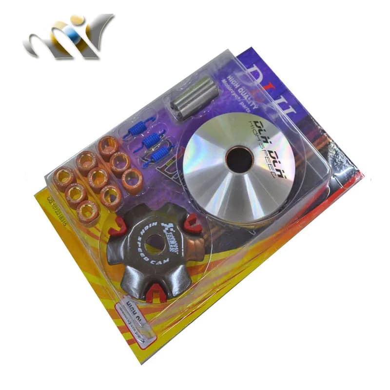 High Performance MOFO Variator Kit with Rollers and Transmission Pulley for Scooter GY6 50cc 139QMB 139QMA God 50 ZX50 and ATV