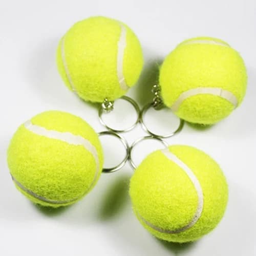 Portachiavi con ciondolo palla da tennis 3D artificiale creativo di nuovo arrivo Portachiavi adorabile