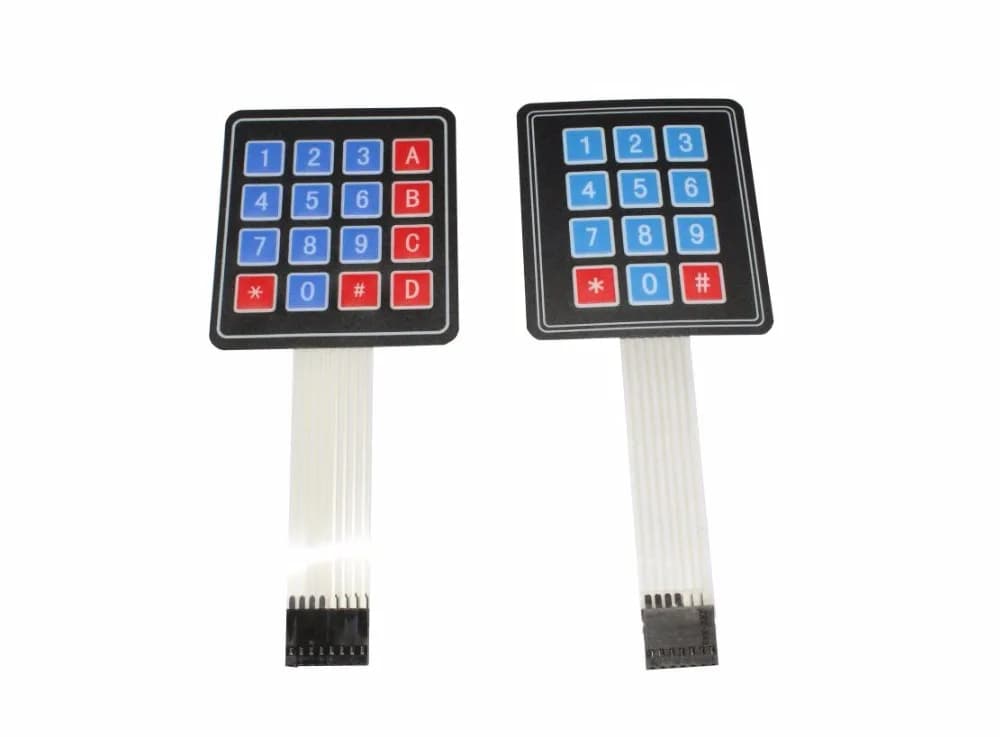 Nuovo 4 12 16 Tasti 4*4 Interruttore A Membrana Tastiera 1x4 3x4 4x4 Matrix Array Matrix tastiera per arduino smart car