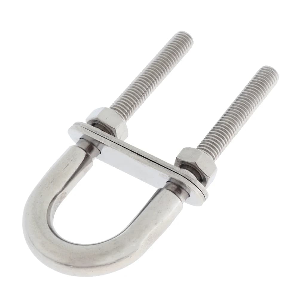 Sartiame marino M8 * 304 di Dropshipping all'ingrosso dell'hardware della barca dell'yacht del u-bolt dell'occhio di poppa dell'arco di Rigging della corda dell'acciaio inossidabile 100