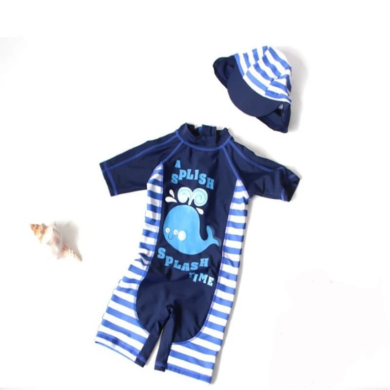3079 Hot Sale ~ Beautiful model whale animated cardboard3079Joint swimsuit for newborn baby with swimming head/Summer bath with beach sun protection
