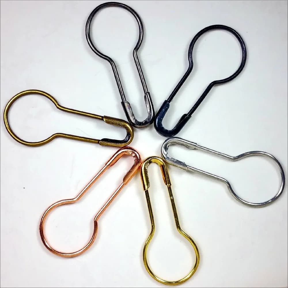 Pennarelli a punto di bloccaggio per maglieria, strumenti per maglieria con chiusura a scatto, artigianato con Clip ad ago, 100 pezzi