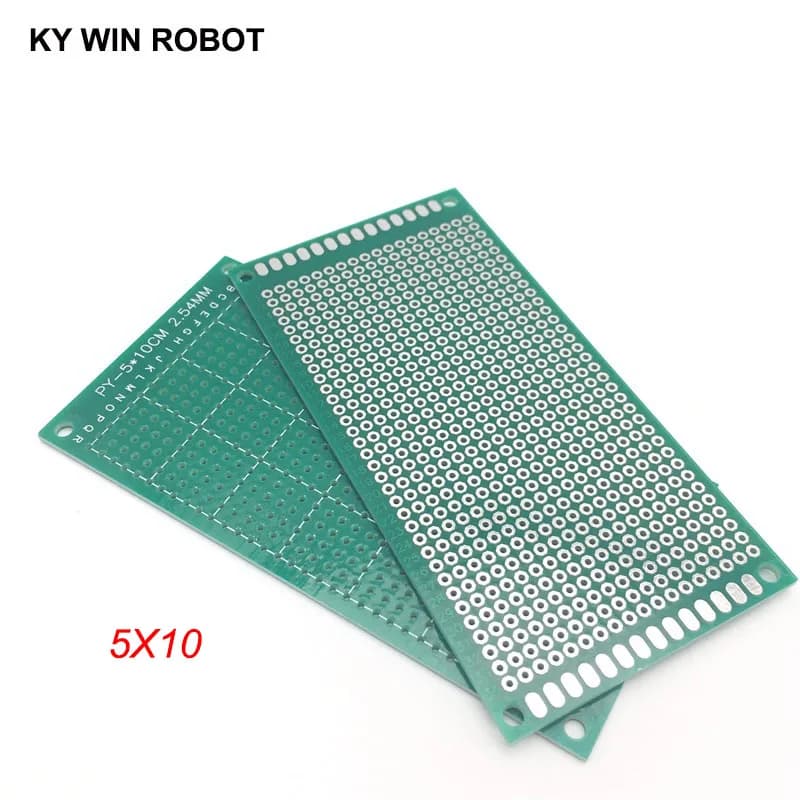 1 pz 5x10cm 50x100mm singolo lato prototipo PCB universale circuito stampato Protoboard per Arduino