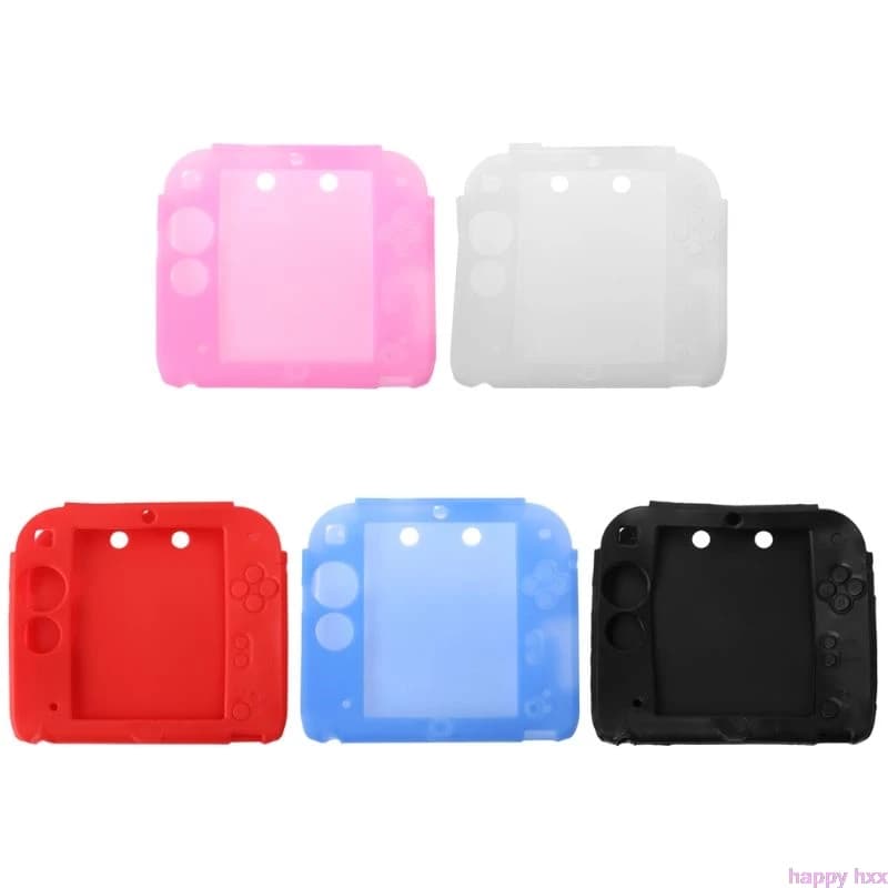Custodia protettiva custodia protettiva custodia morbida in Silicone antiscivolo accessori antiurto per Console portatile Nintendo 2DS Game Player