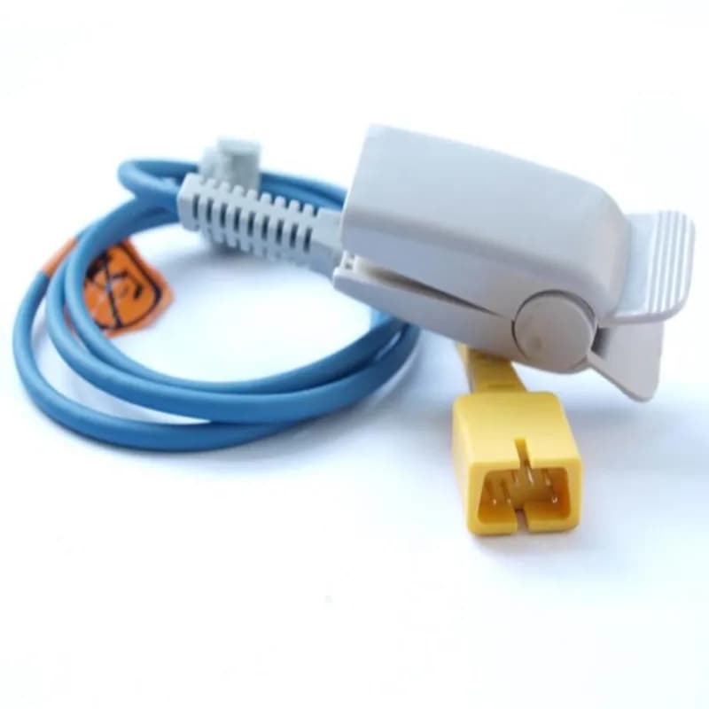 Free shipping compatible for MEK MP100/110/400/500, Fingerclip for adults sensor Spo2 probe TPU 1M