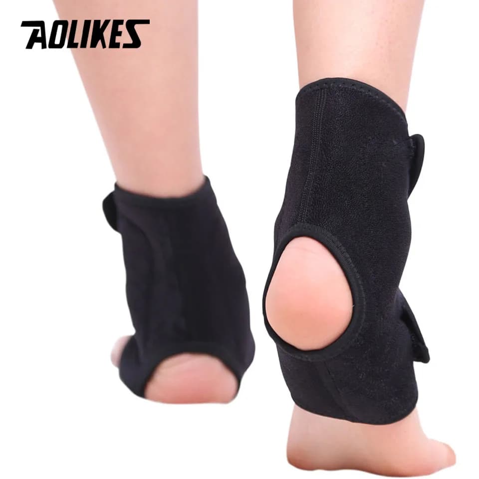 1 paio AOLIKES magnete tormalina autoriscaldante supporto per caviglia tutore sicurezza sportiva protezione per lesioni ai piedi inverno caldo cura della salute