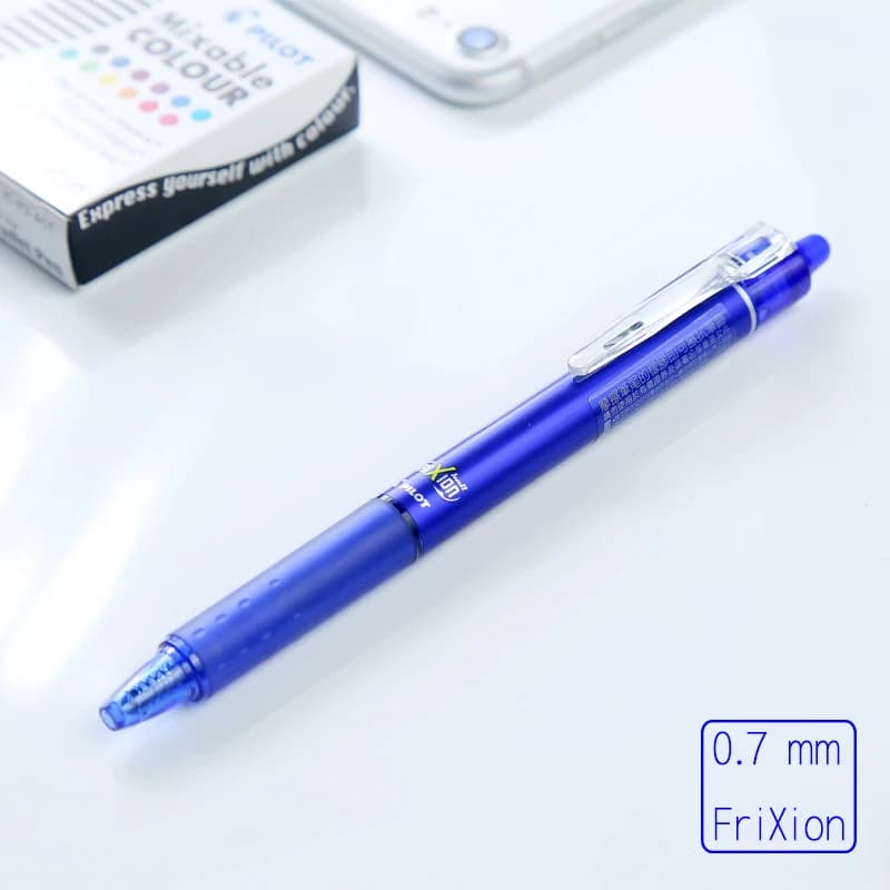 Pilota giapponese FriXion palla bussare penna Gel 0.7mm blu/nero/rosso cancellabile penna studente scuola di cancelleria LFBK-23F