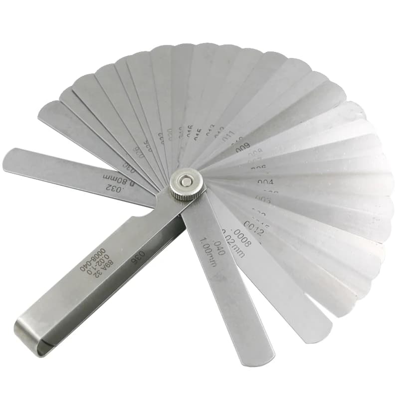 0.02-1mm Newest 32 Blade Feeler Gauge Tune Up Thickness Set Blade, Gap measurement tools
