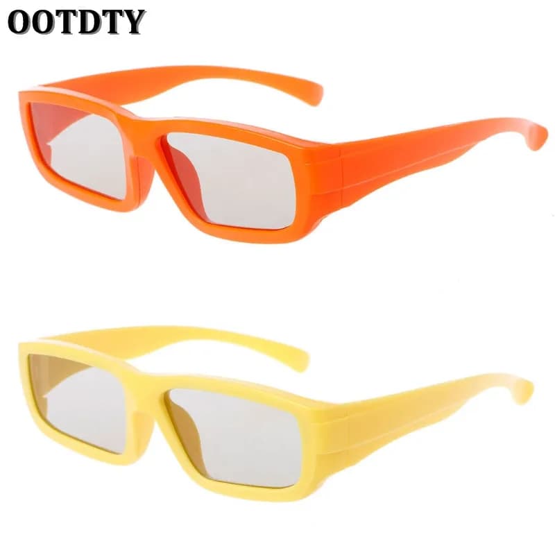 OOTDTY Children Size Circular Polarized Passive 3D Glasses For 3D TV Cinema Movie
