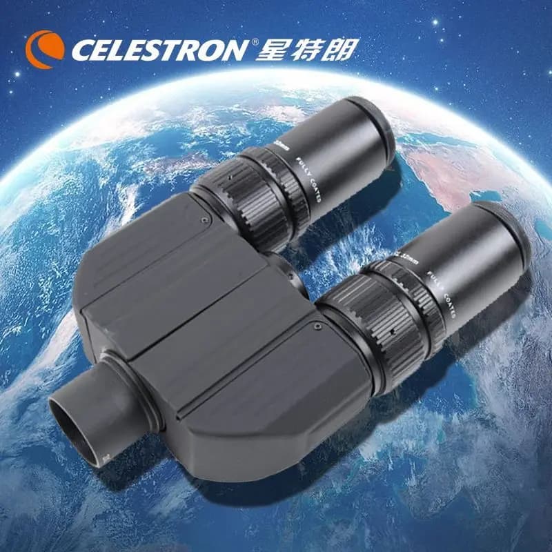 Spedizione gratuita Celestron telescopio astronomico oculare doppio binocolo trasparente binocolo accessori speciali
