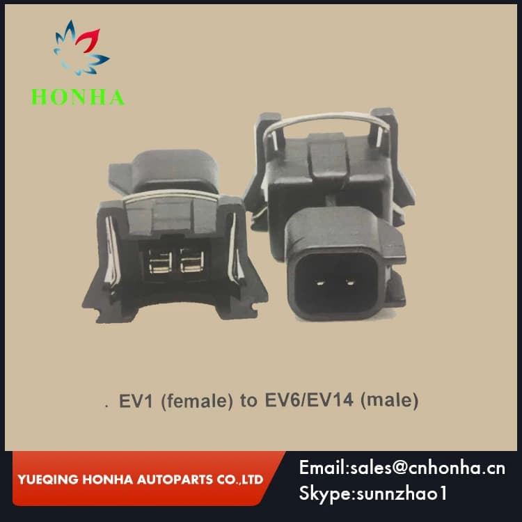 6/10/20/50/100 Connettore Iniettore di Carburante EV1 Femmina a EV6 Maschio Doppio Slot Auto Adattatore del Connettore Auto Wireless 2 pin connettore del cavo