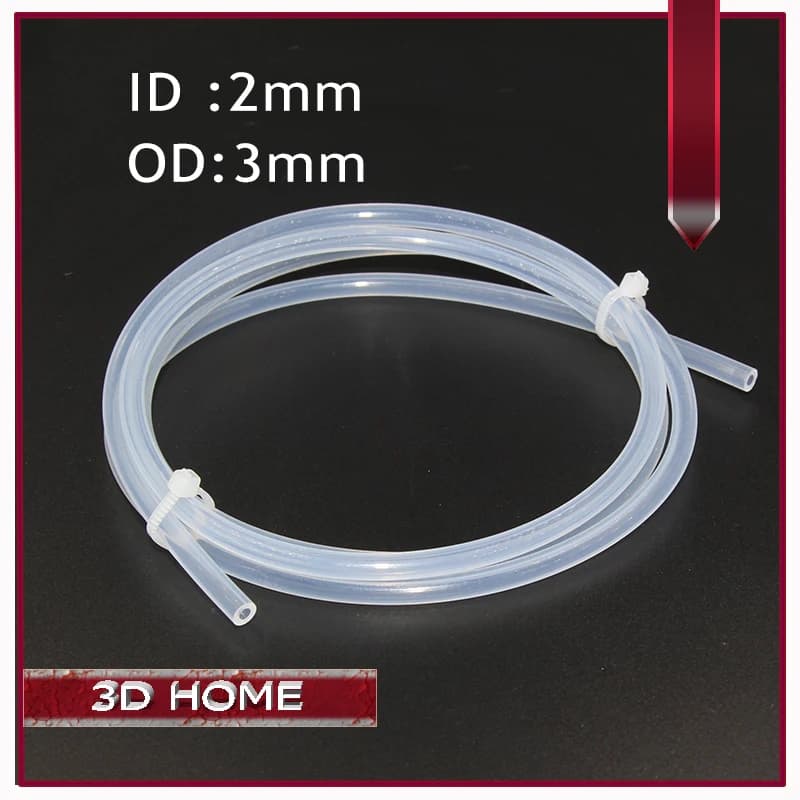 Stampanti 3D importate 1M 2*3mm tubo in PTFE PFA trasparente, j-head hotend RepRap fob Bowden estrusore ID 2mm OD 3mm