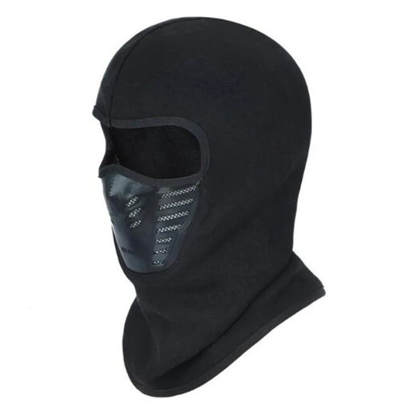 Berretti Skullies windproof for men woman mask full facelet hat autumn winter breathable fleece