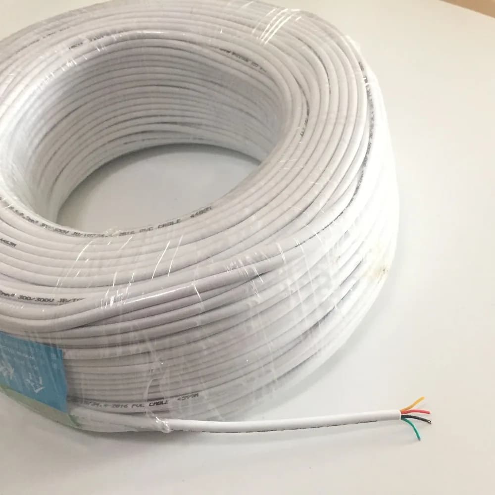 50M Core 4 Wire Cable 20m/30m/40m For Video Intercom/ Door Phone Doorbell Cables