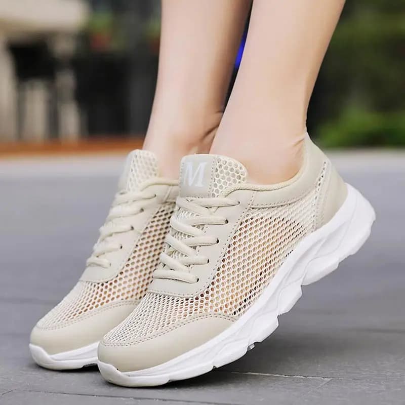 Women's Summer Breathable Gymnastics Shoes Men's Sports Mesh Shoes Women's Lightweight T New 2019 Sport B-332 Running Shoes