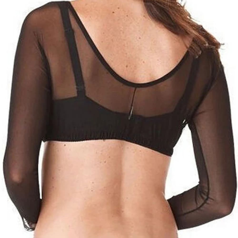 T-shirt sexy da donna in pizzo con scollo a V profondo manica lunga casual tinta unita trasparente maglia trasparente top slim taglie forti Harajuku estate calda