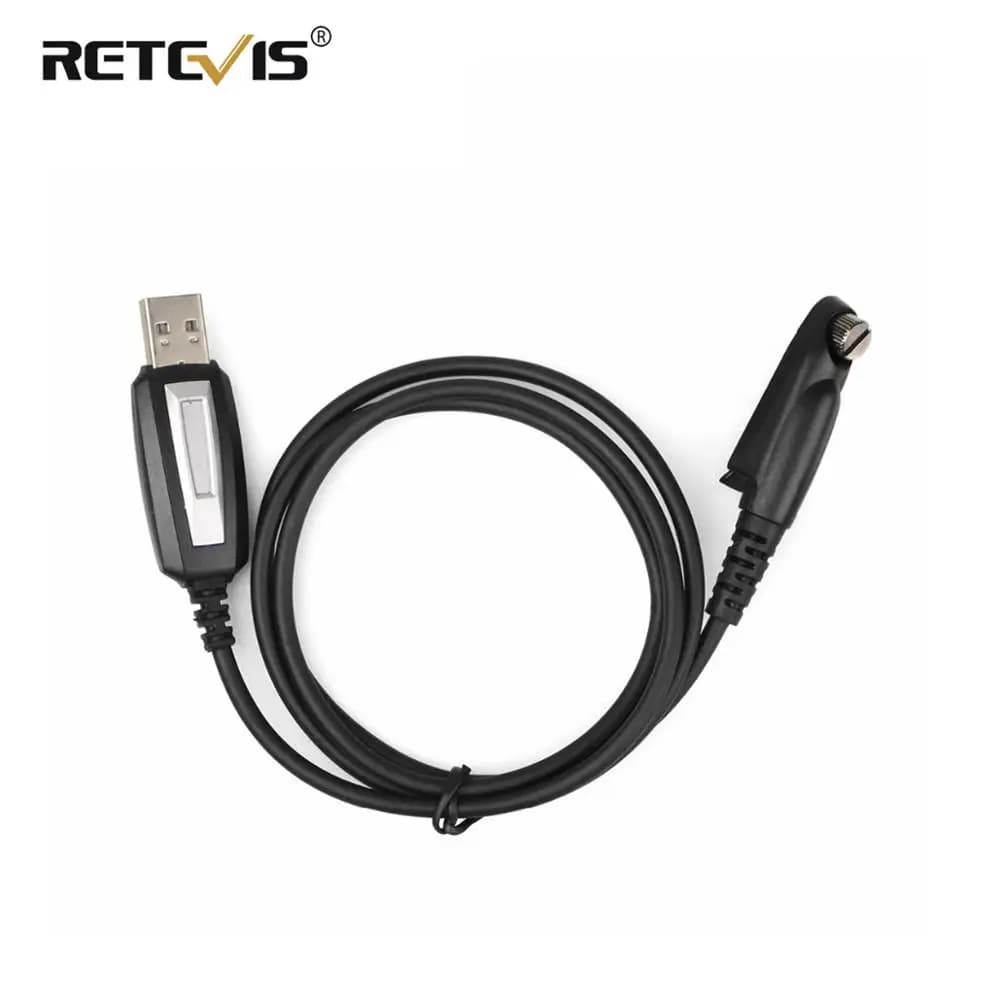 Retevis Walkie Talkie Accessori Cavo di programmazione per Retevis RT87 RT83 RT647 RT47 TYT MD-398 Supporto sistema Windows XP/7/8/10
