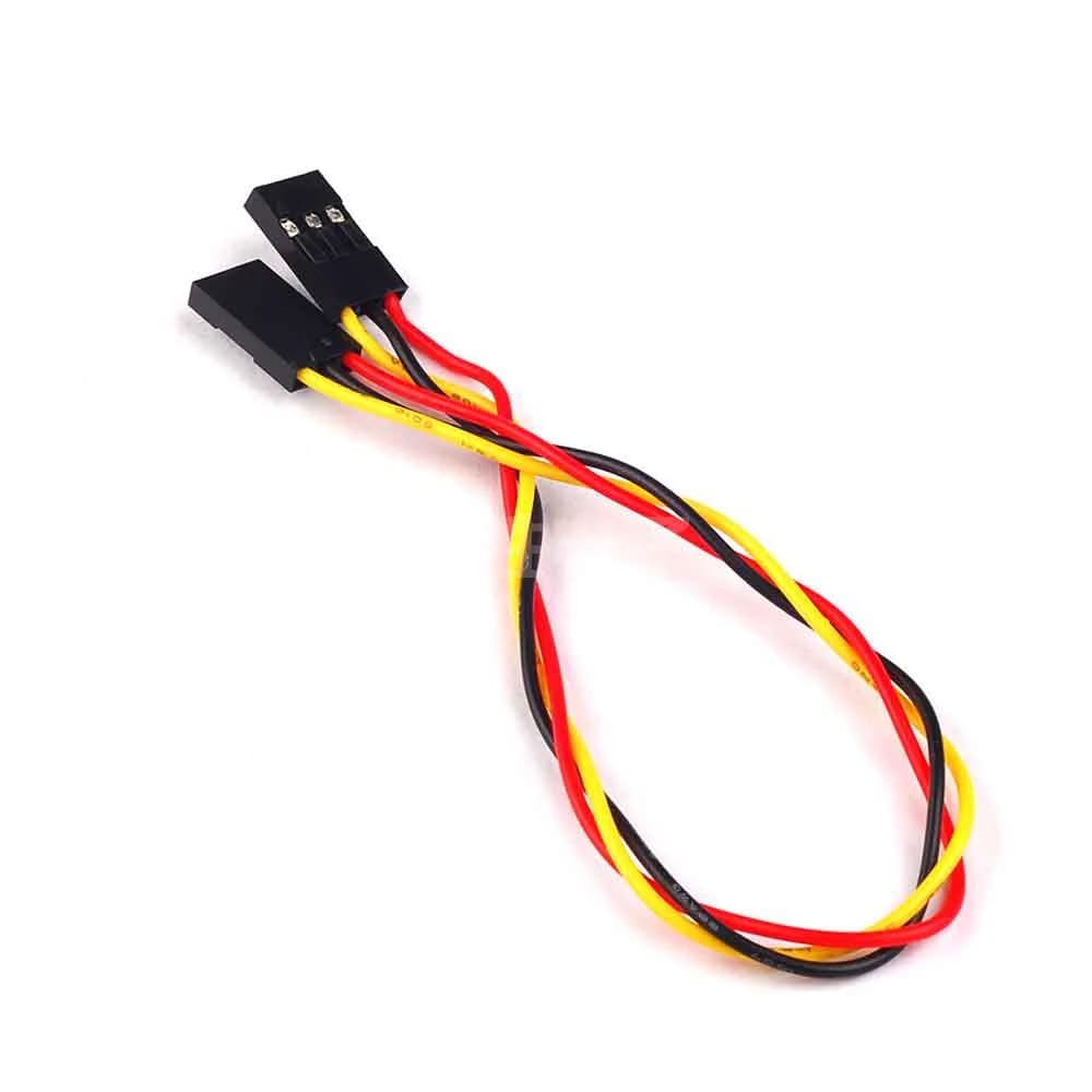 20 pcs/lot 3 Pin 3P F/F Jumper Wire 200mm Female Dupont Volume Cable For Raspberry Pi B + Joint Sensor Module FAI DA TE RC