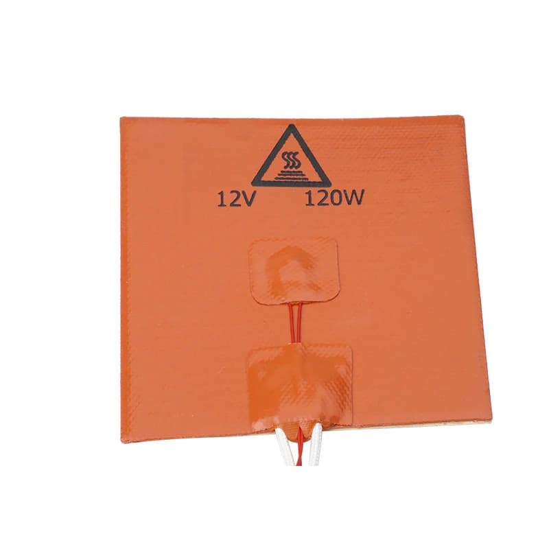 Mini heatbed 120x120mm 12 v 120 w Silicone Heating Pad with 3 m thermal adhesive for 3D heating reprap Zerbino focolaio parts