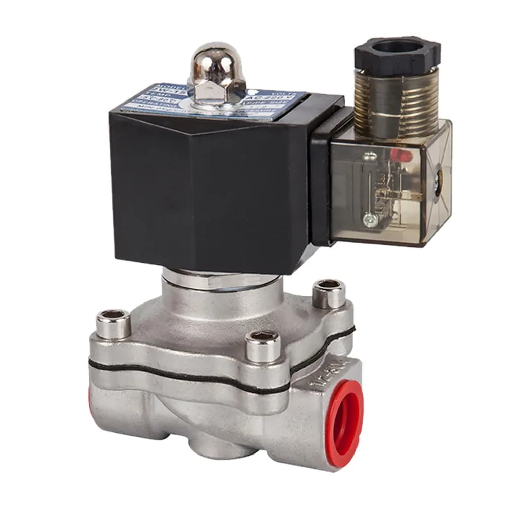 DN15 a 50, Normalmente chiusa valvola a solenoide, in acciaio inox 304 di acqua olio valvole, a prova di Umidità, AC 110V 220V 380V 24 V, DC 12V 24V