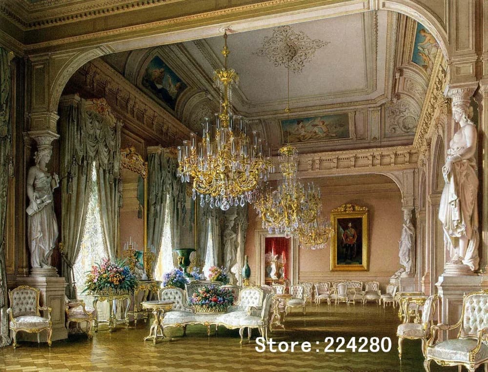 Ricamo, punto croce, 18CT 14CT Edificio europeo soggiorno Kit di ricamo di fascia alta Punto croce artistico, Decorazione fatta a mano fai-da-te