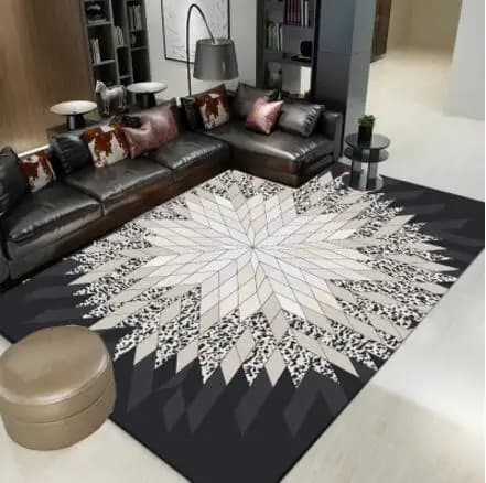 Tappeti geometrici in ciniglia nordica americana per soggiorno Tappeti per camera da letto di casa Tappeti Tavolino Area Tappeto Gioca Tappetino delicato