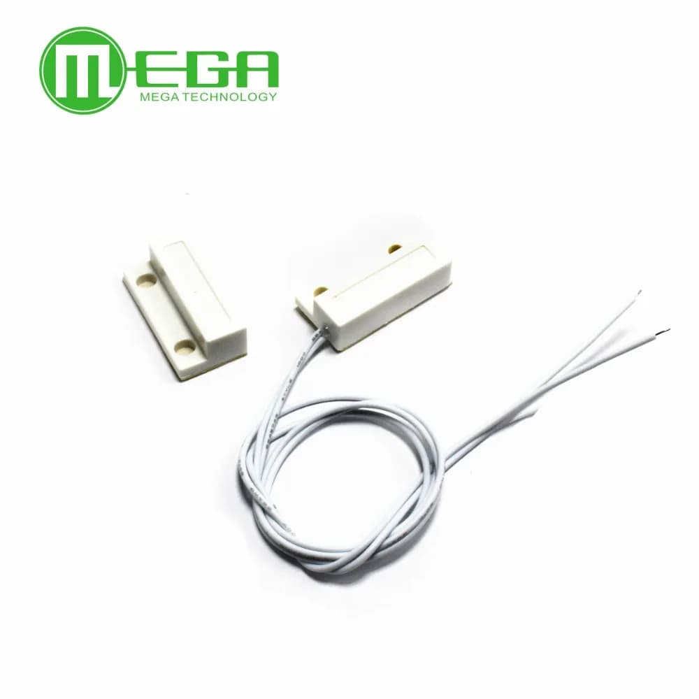 10pairs MC-38 MC38 Wired Finestra del Portello Del Sensore Interruttore Magnetico Sistema di Allarme Domestico normalmente chiuso NC