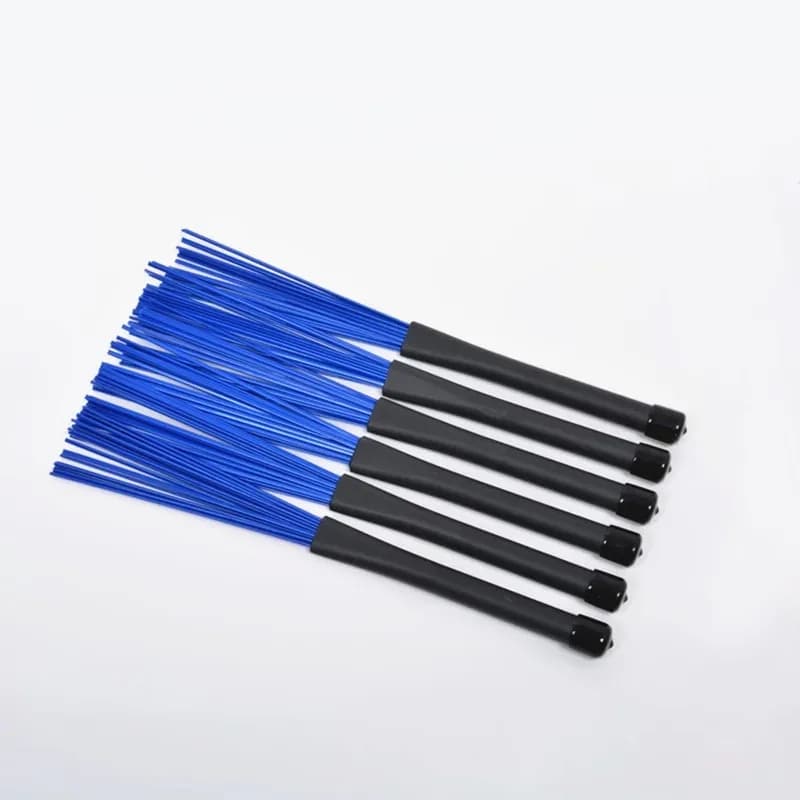 Spazzole per batteria Bastoni Jazz Rock Drum Bundle Filo di plastica al carbonio Tamburi telescopici Strumenti musicali a percussione