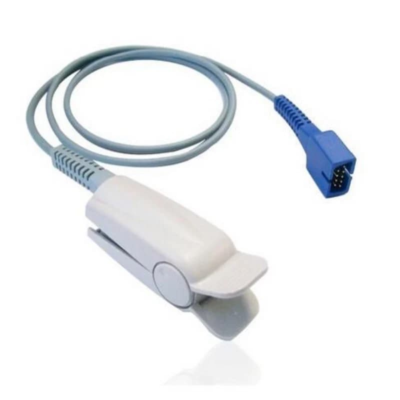 Compatible for Nellcor DB9 Spille Oximax Tech Adult FingerClip Spo2, Impulse Sensor Oximeter Sensor, Oxygen Sensor Round, spo2 Sunda