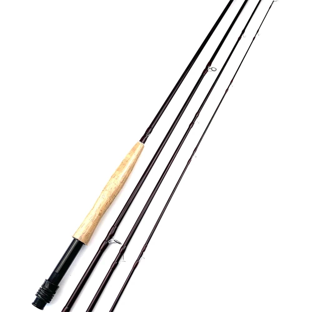 Canna da pesca NooNRoo da 9 piedi IM6 in carbonio nella canna da pesca a mosca # Canna da pesca a mosca 5/6 canne rigide 4 sezioni nel pesce trota