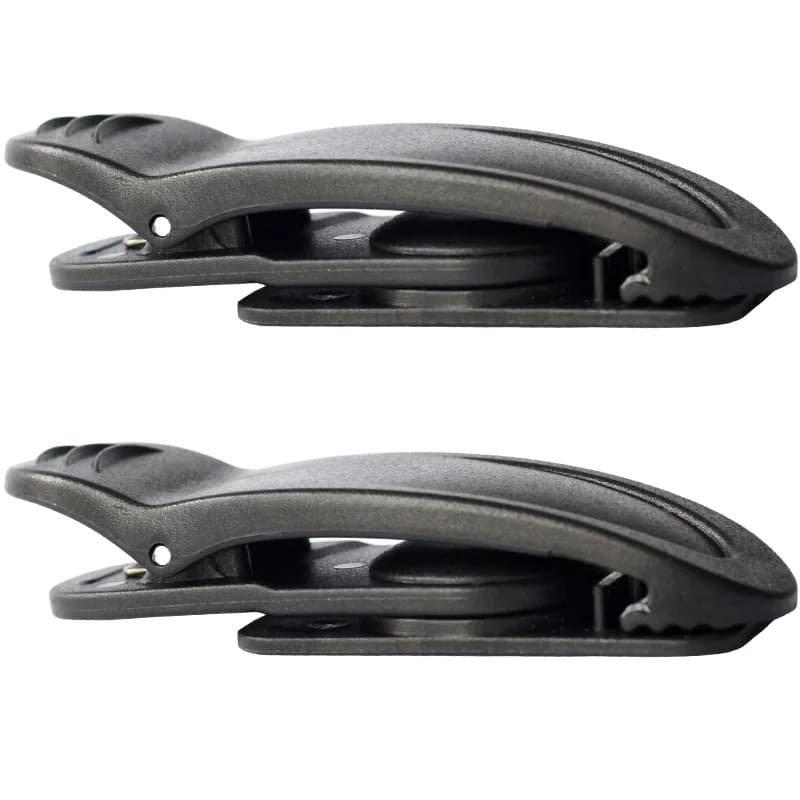 QingGear Custodia a cricchetto Clip da cintura Clip da cintura Fibbia Tasca Accessorio Set di 2 gadget da esterno