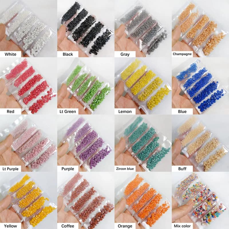 Ceramica rotondi Del Rhinestone Della Miscela di Formato 2mm-6mm 1000 pz/lotto rivestimento Luminoso Flatback Strass FAI DA TE il trasporto libero