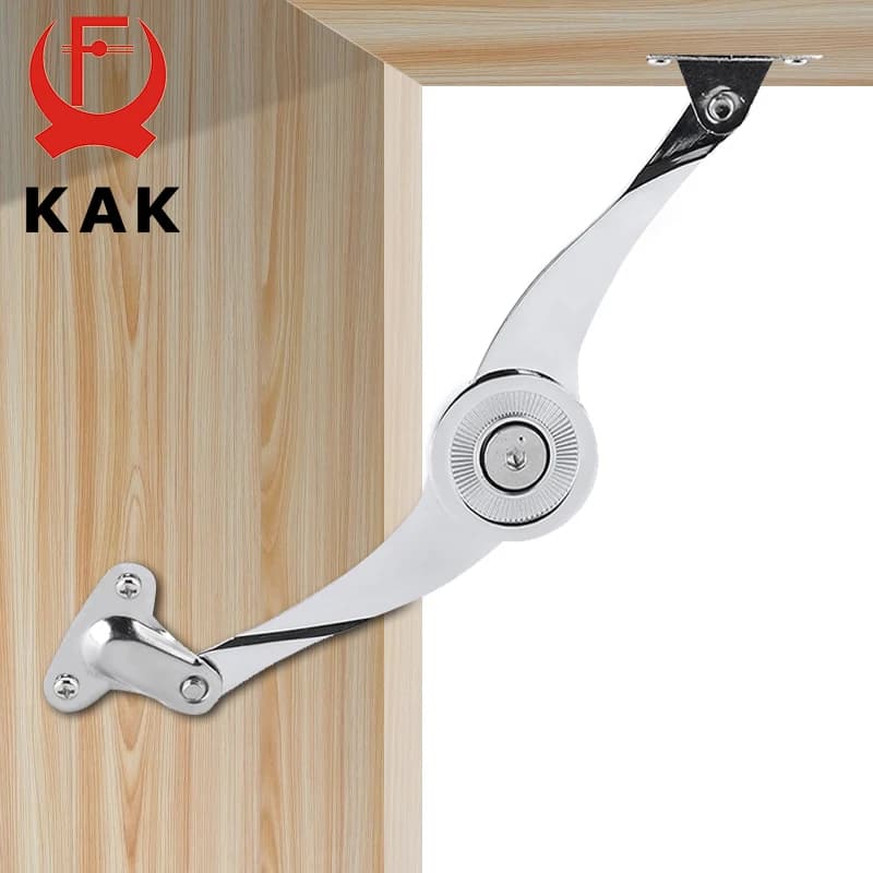 KAK Cerniere idrauliche per arresto casuale Porta dell'armadio da cucina Cerniera lucidante regolabile Mobili Sollevamento patta Soggiorno Hardware di supporto
