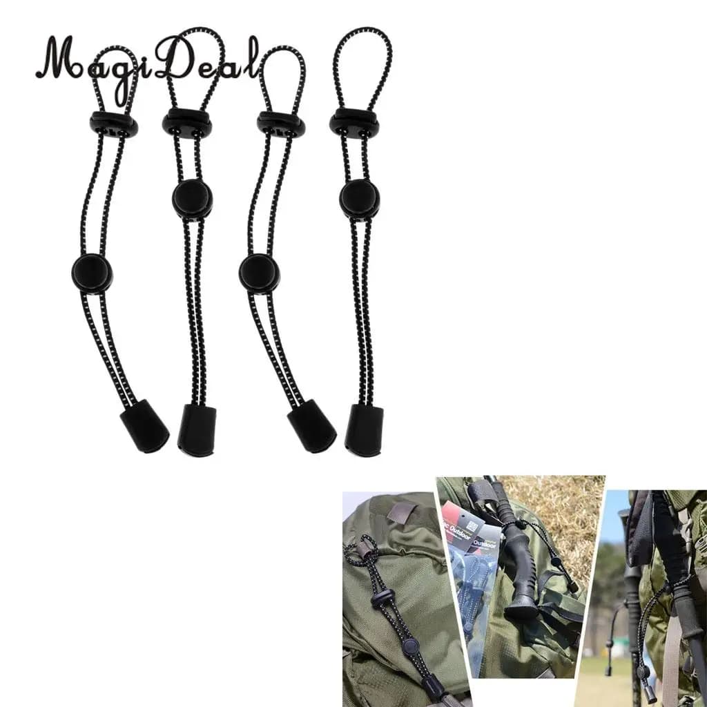 4 pieces backpack walking stick Trekking hiking pole fixing rope rope outdoor sport small tools