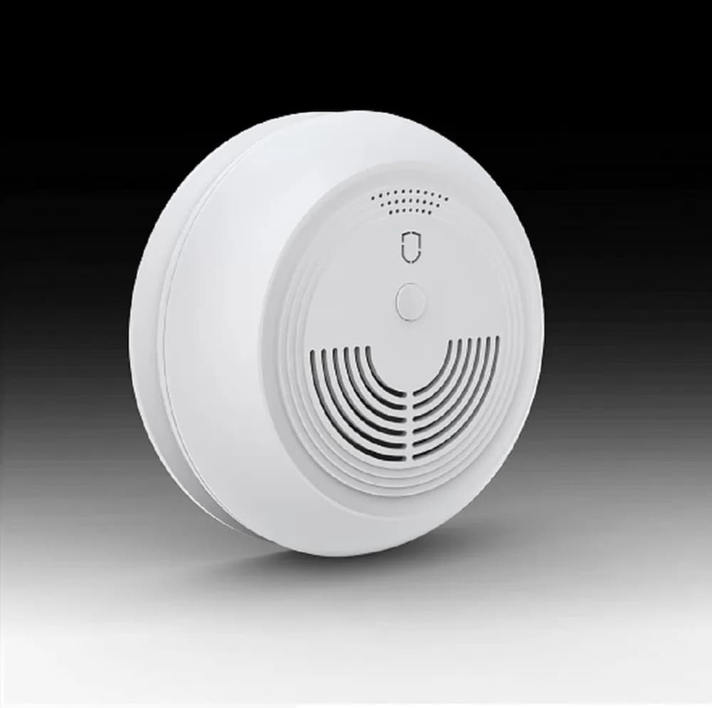 Wolf-Guard 433MHZ Wireless GSM SMS Sensore di fumo di temperatura Sensore di allarme antincendio Rilevatore di fumo per la sicurezza dell'ufficio domestico