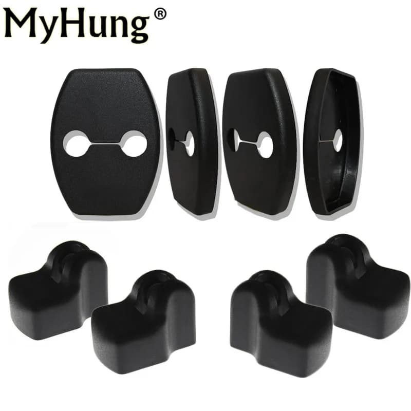 Car Styling Serratura Della Porta Decorazione Della Copertura Auto Coperture Porta Fermaporta Copertura di Protezione Misura Per Toyota LAND CRUISER PRADO 8 pz Per Set