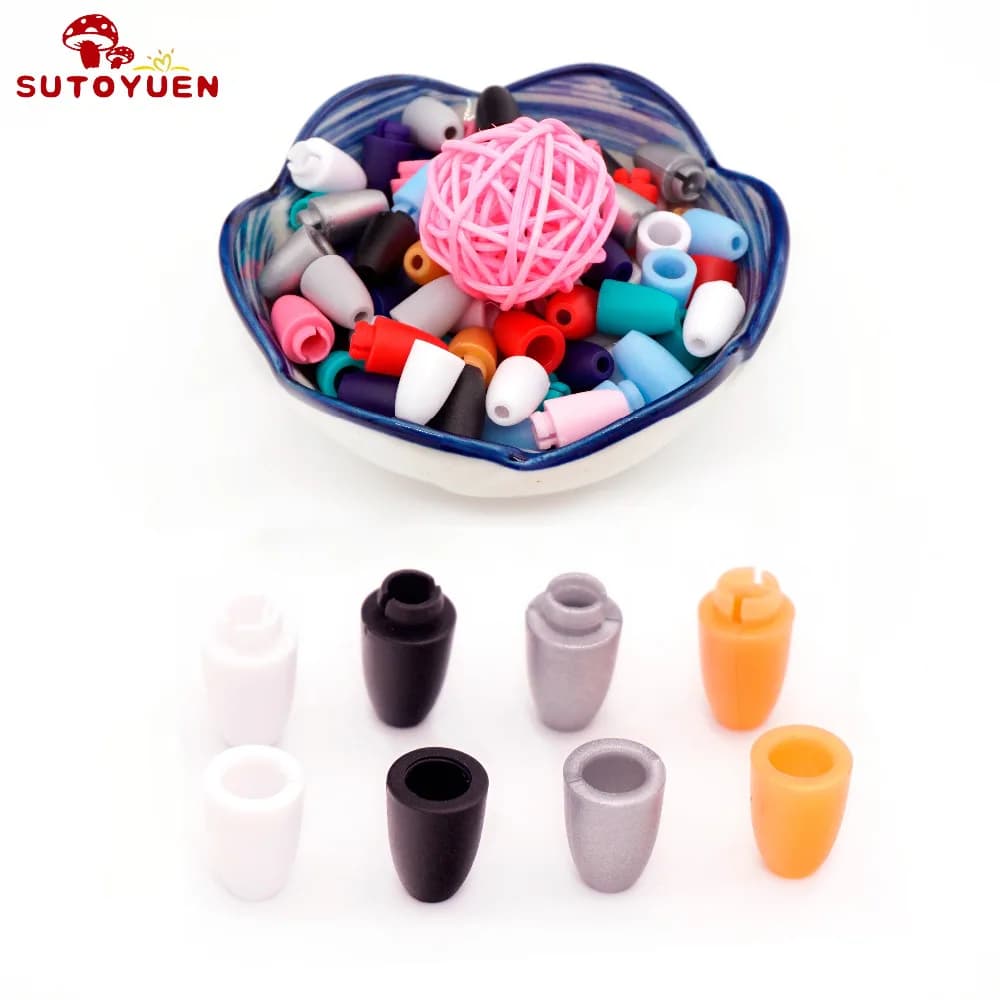 10 pezzi Chiusure in plastica Breakaway Chiusure in plastica di sicurezza senza BPA per collana da dentizione in silicone da masticare per bambini Chiusura in plastica per gioielli