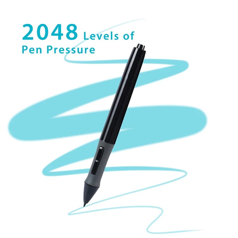 HUION PEN68 per tavolette grafiche penna da disegno digitale Touch Screen stilo batteria penna nero-P68