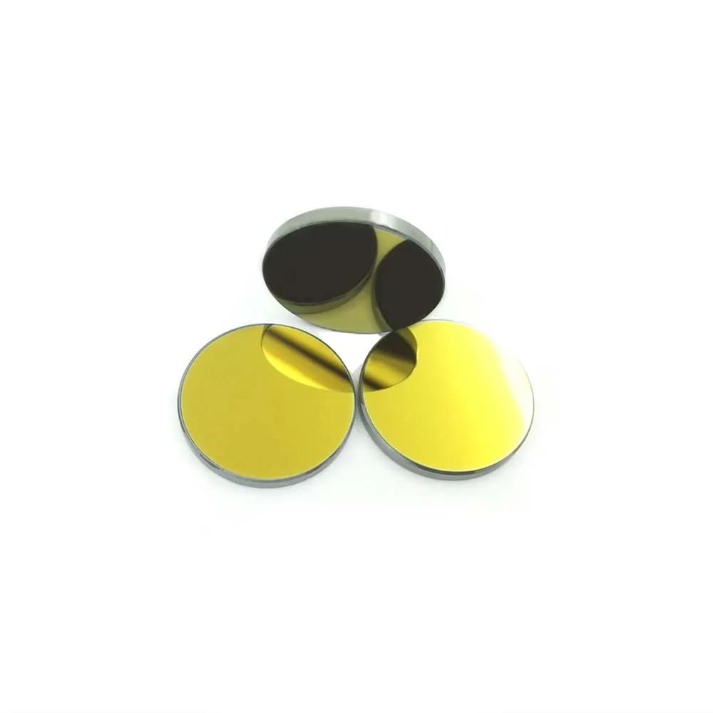 Si Specchio 20 25 30 38.1 millimetri Placcato In Oro Silicone di Alta Riflettanza Specchio per CO2 Incisione Laser Macchina di Taglio trasporto Libero