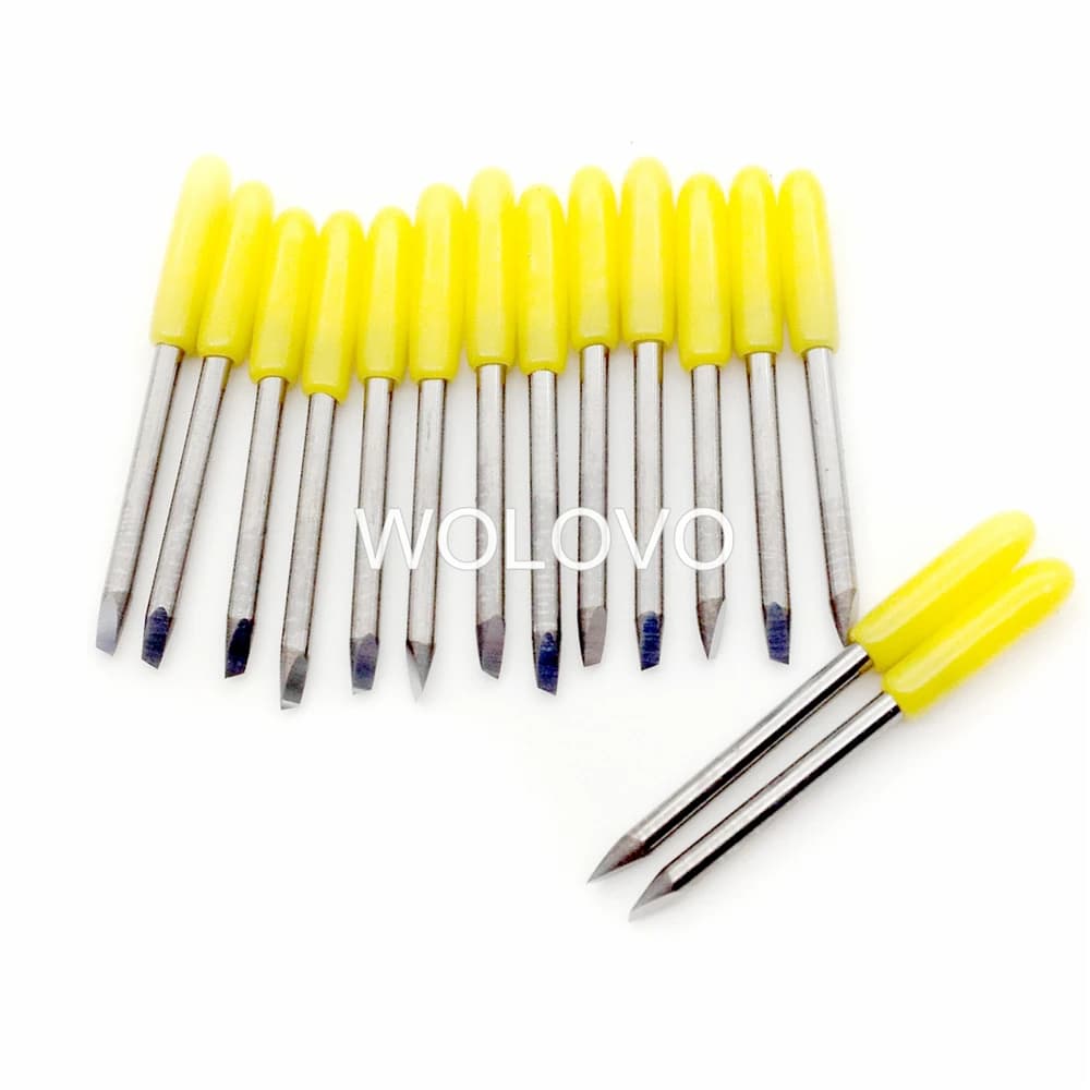 Lama da 15 pezzi da 30 gradi per taglierina in vinile per plotter da taglio Cricut Roland