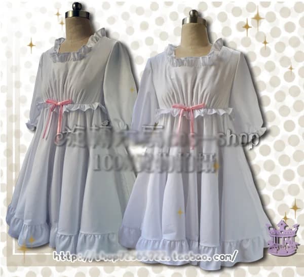 Anime Komori Yui Pajamas Cosplay Costume Nightwear Dress 110