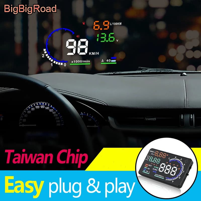 Proiettore per parabrezza per auto OBD2 HUD Head Up Display per Nissan Teana Versa Note Frontier GT-R March Juke NV2500 NV350 ARIYA D22