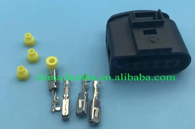 4 connettori per flusso d'aria di massa MAF a 5 pin 1J0 973 999 A con cavo o senza cavo